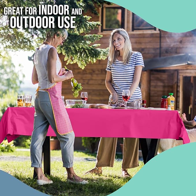 40 In. x 100 Ft. Cerise Table Roll | Case of 6