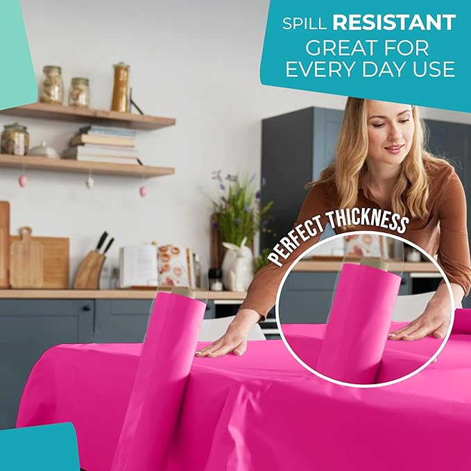 40 In. x 100 Ft. Cerise Table Roll | Case of 6