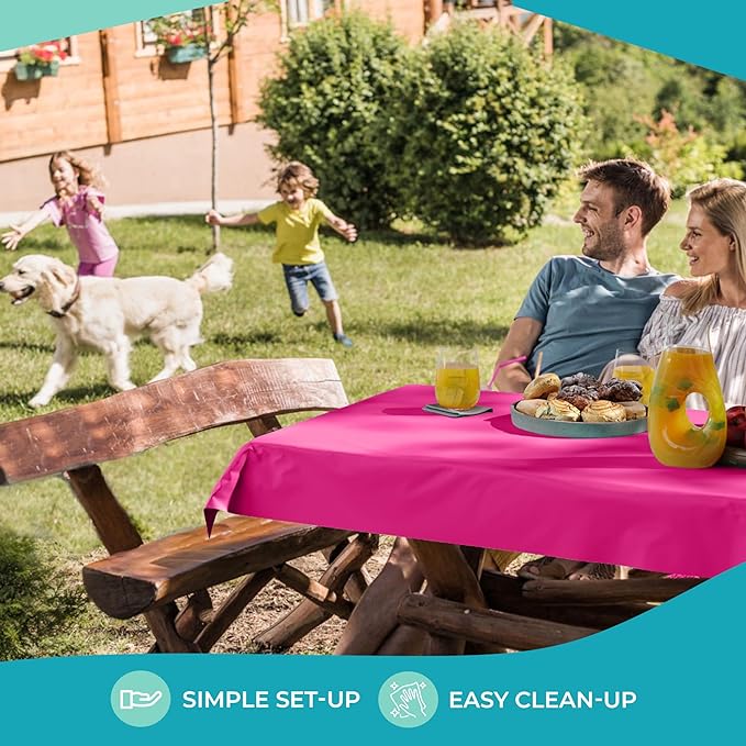 40 In. x 100 Ft. Cerise Table Roll | Case of 6