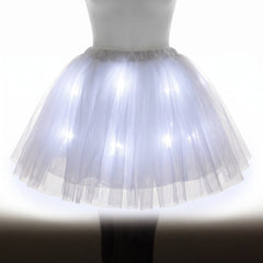 Light-Up White Adult Tutu - One Size