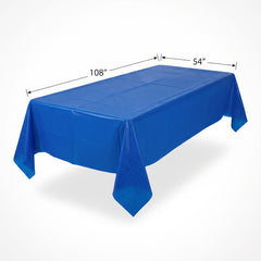 Royal Blue Flannel Backed Table Cover