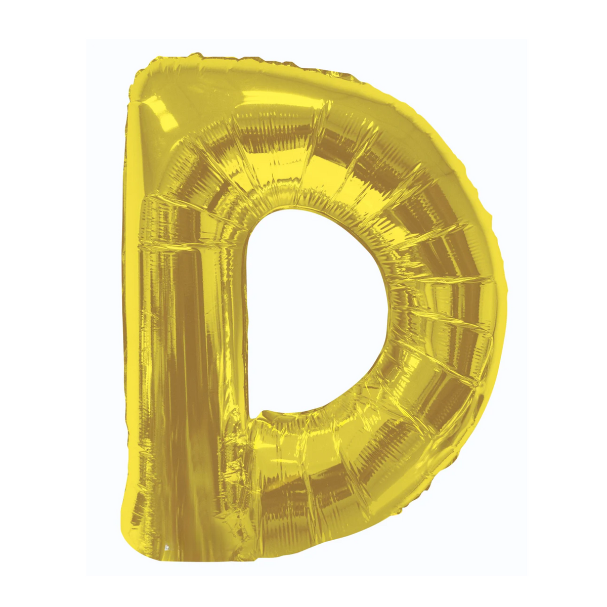 34" Gold Letter - D Balloon