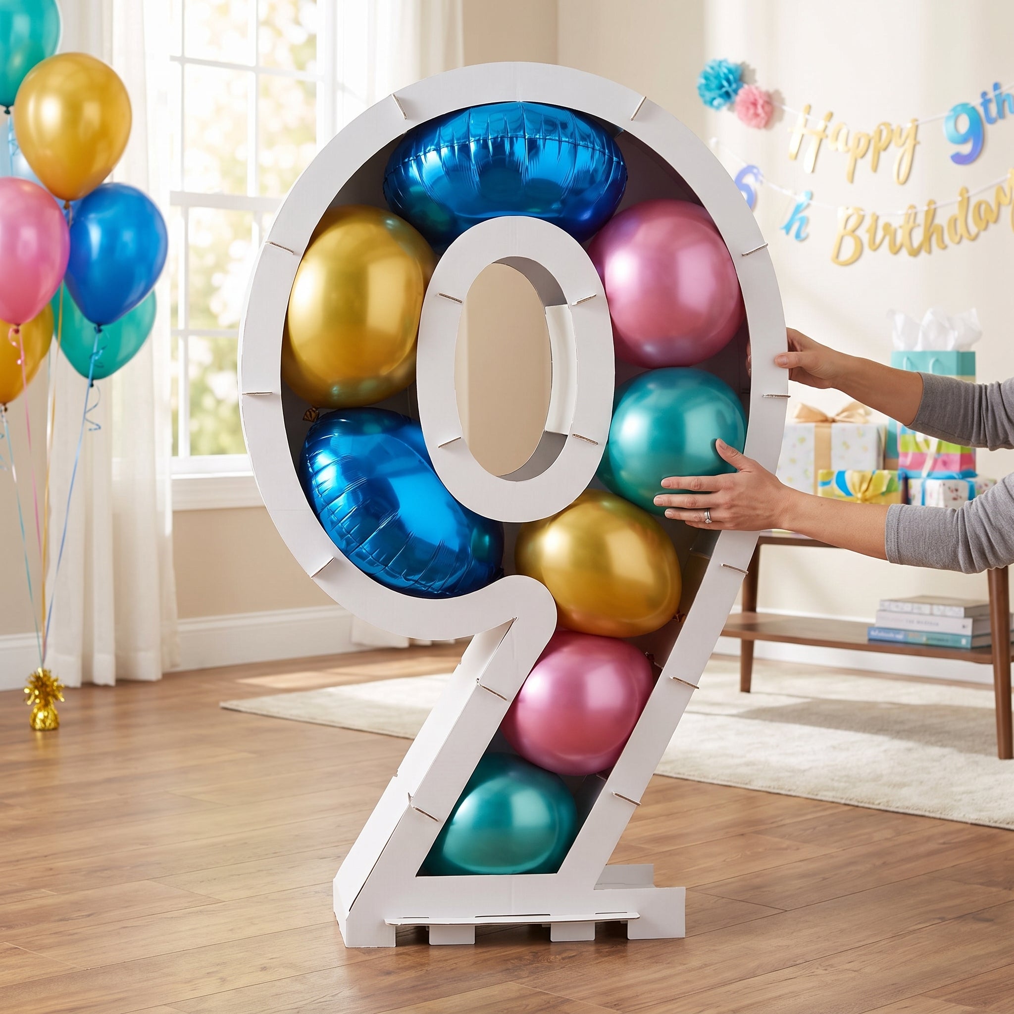 Number 9 Balloon Display Kit