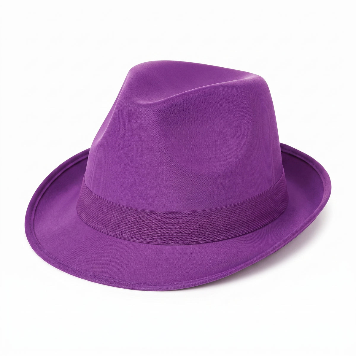 Purple Fedora Hat - One Size