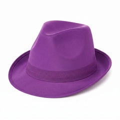 Purple Fedora Hat - One Size