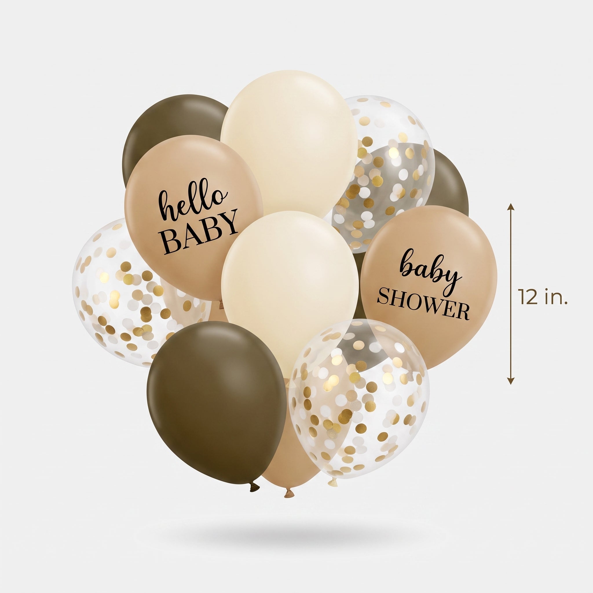 Elegant Latex Balloons for Baby Shower