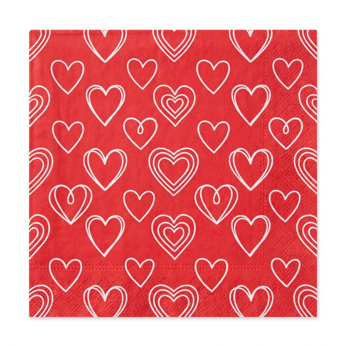 Happy Valentine's Day Beverage Napkins - 2-Ply - 5 In. X 5 In.