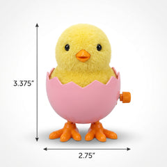 Pink Wind-Up Hatching Chick Easter Toy