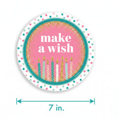 7" Happy Cake Day Paper Plates