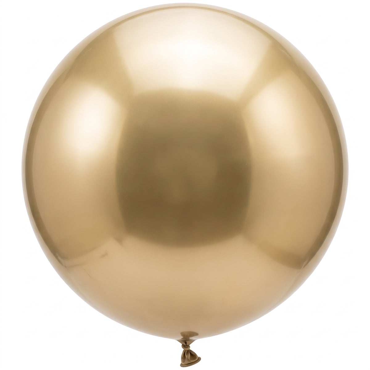 Luxurious Gold Metallic 24" Latex Balloons - 4 Pack