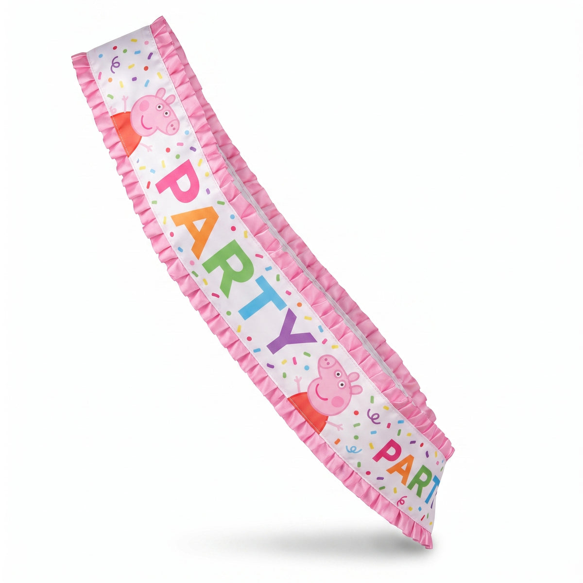 Peppa Pig Confetti Birthday Party Sash