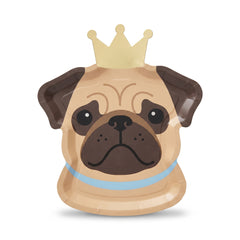 Adorable Puppy Party 7" Shaped Paper Plates