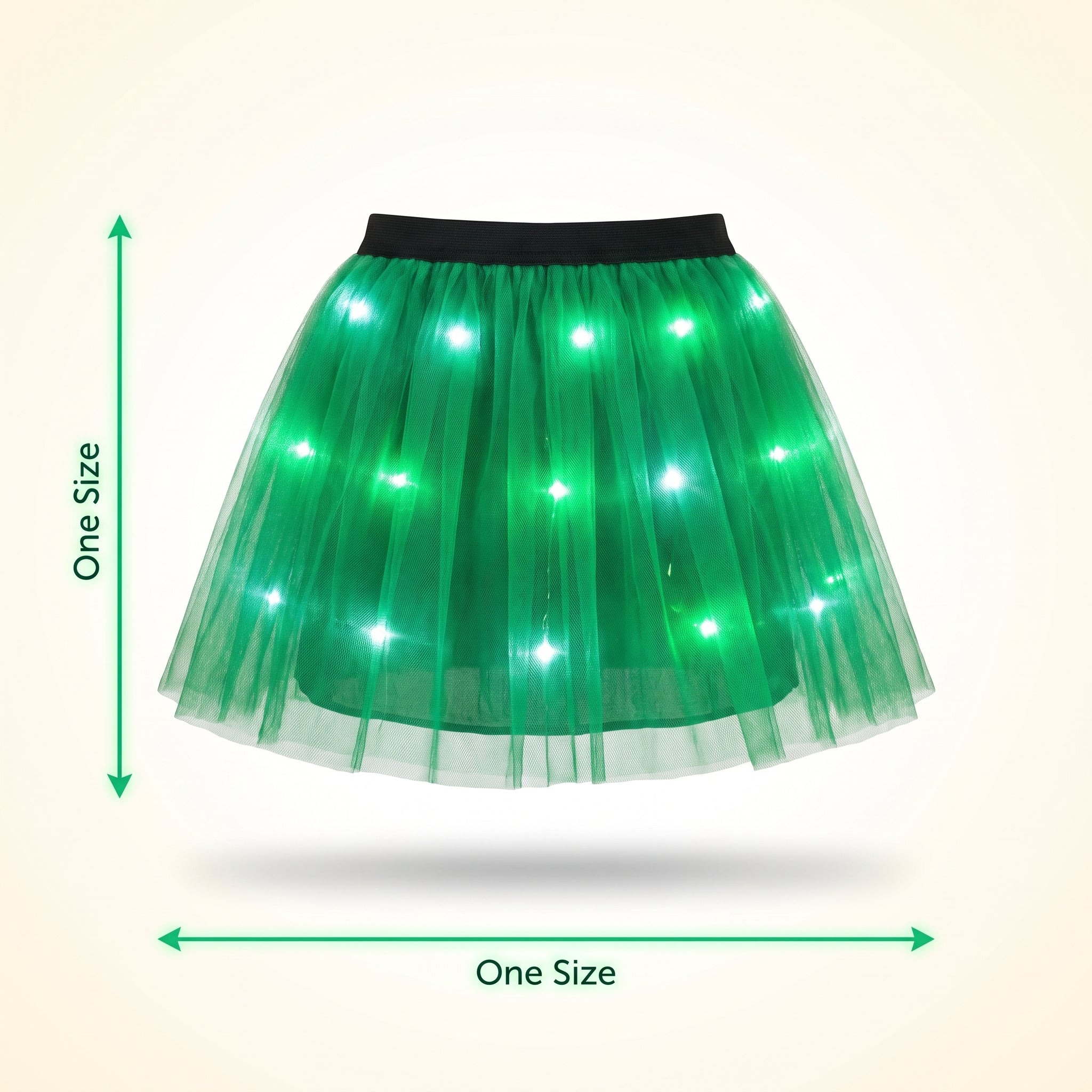 Light-Up Green Adult Tutu - One Size