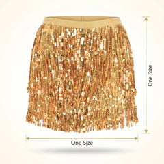 Gold Sparkle Skirt - S/M