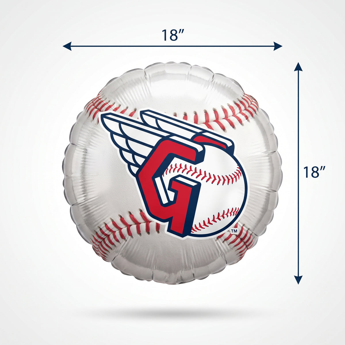 18" Cleveland Guardians Foil Mylar Balloon