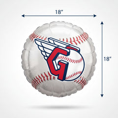 18" Cleveland Guardians Foil Mylar Balloon