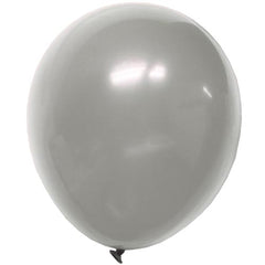 12 In.Silver Latex Balloons | 10 Pack