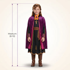 Disney Frozen 2 Anna Costume for Kids - Child M (8-10)