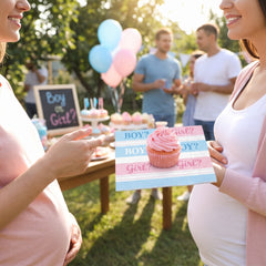 "Pink or Blue?" Baby Shower Beverage Napkins - 5 In. X 5 In.