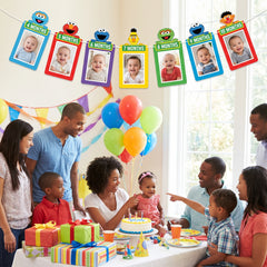 Sesame Street Photo Banner Garland for Kids Birthday Parties