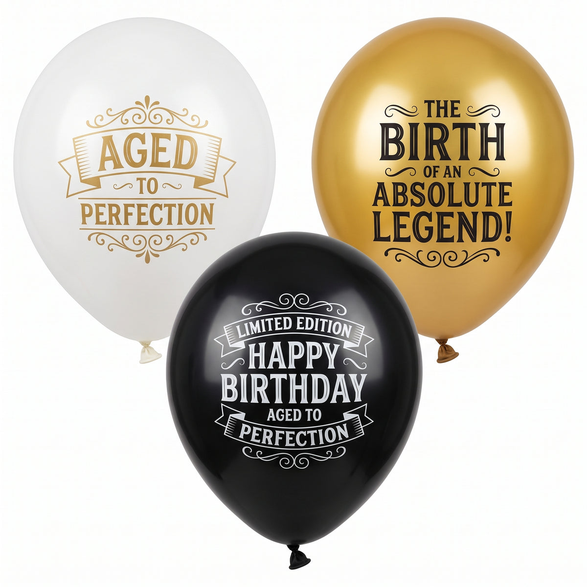 "Better with Age" Latex Balloons - 12-inch, 15-Pack