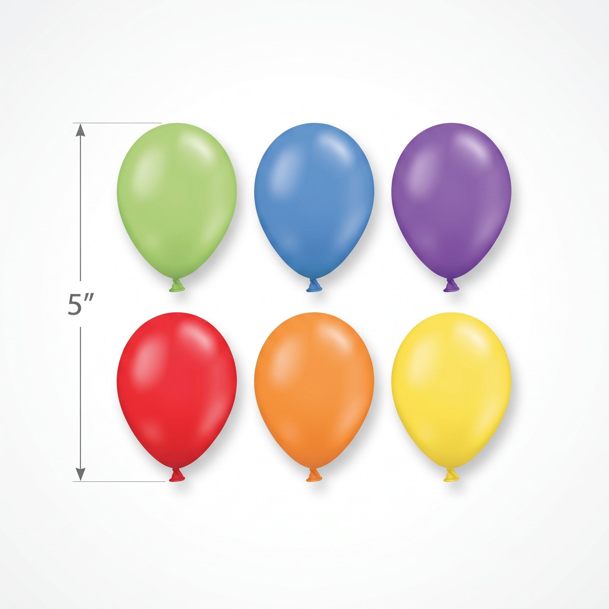 Assorted Mini Latex Balloons - 5 In. | 50 Pack