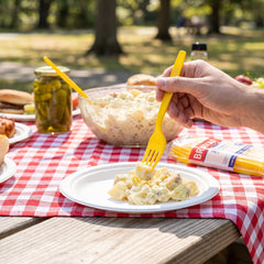 Yellow Plastic Forks - 7.5 In. | 20 Count