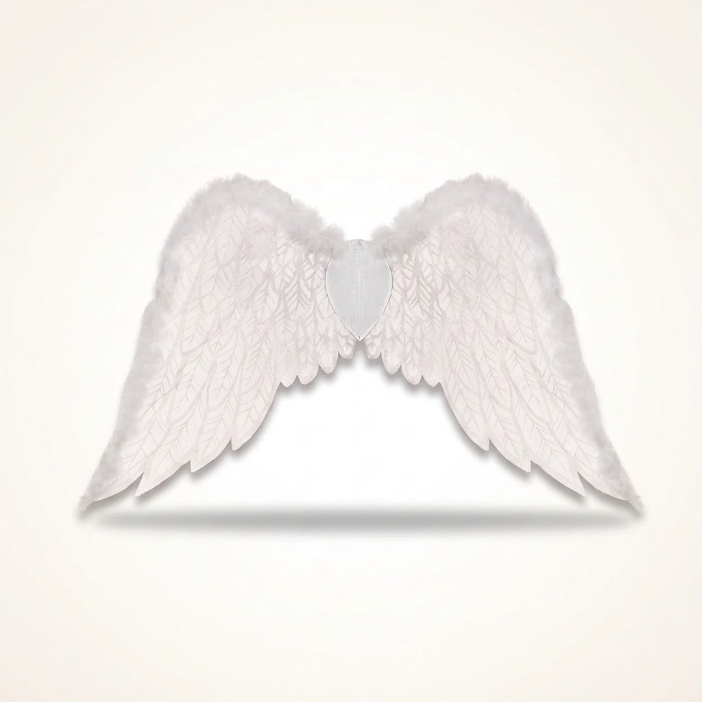 Guardian Angel Marabou Feather Wings Costume Accessory