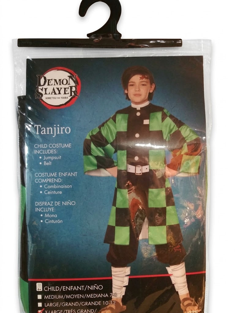 Demon Slayer Tanjiro Halloween Costume - Child XL (14-16)