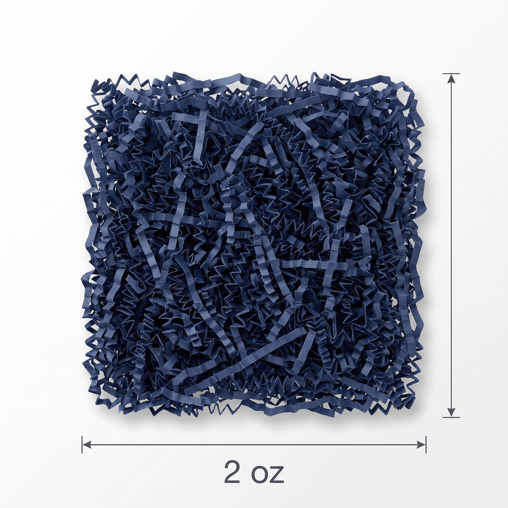 Navy Blue Crinkle Shred Paper - 2 oz