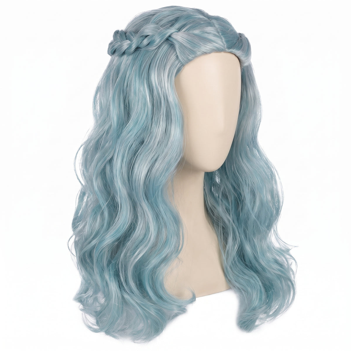 Disney Zombies 3 Addison Alien Blue Wig for Kids - Halloween Costume Accessory