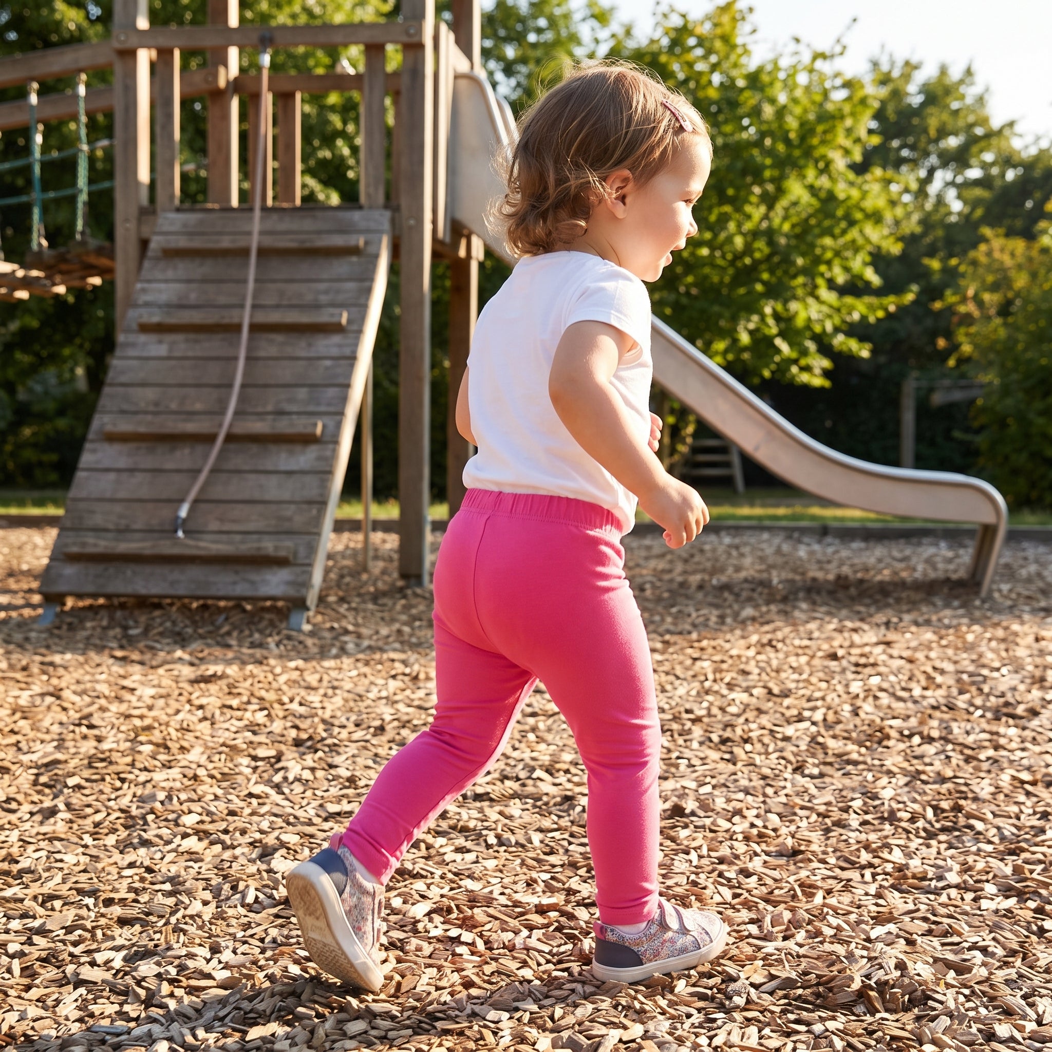 Neon Pink Footless Tights - Perfect for Halloween Costume Accessories
