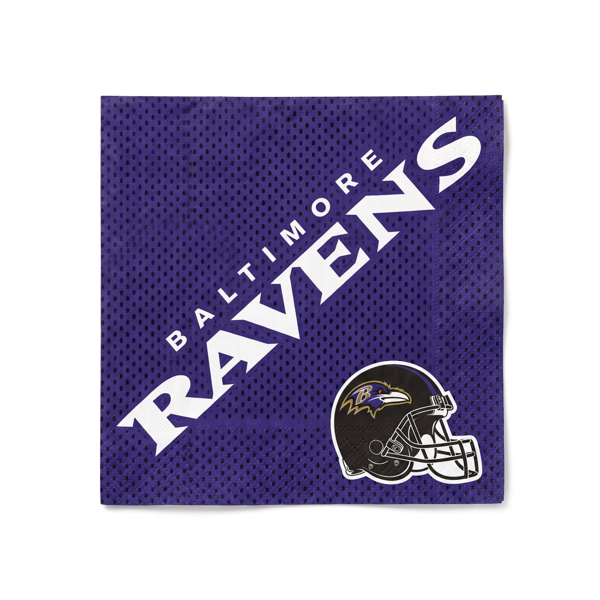 Baltimore Ravens NFL Luncheon Napkins - 6.5 In. x 6.5 In.