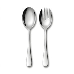 Elegant Silver Serving Spoon and Fork Set - 13 In. | 2 Count