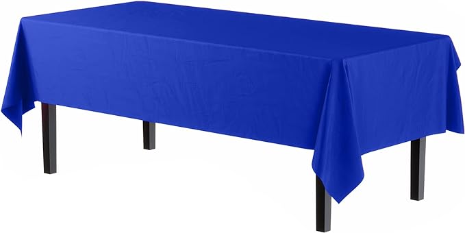 Little Gym - Dark Blue Plastic Table Cover | Case of 48