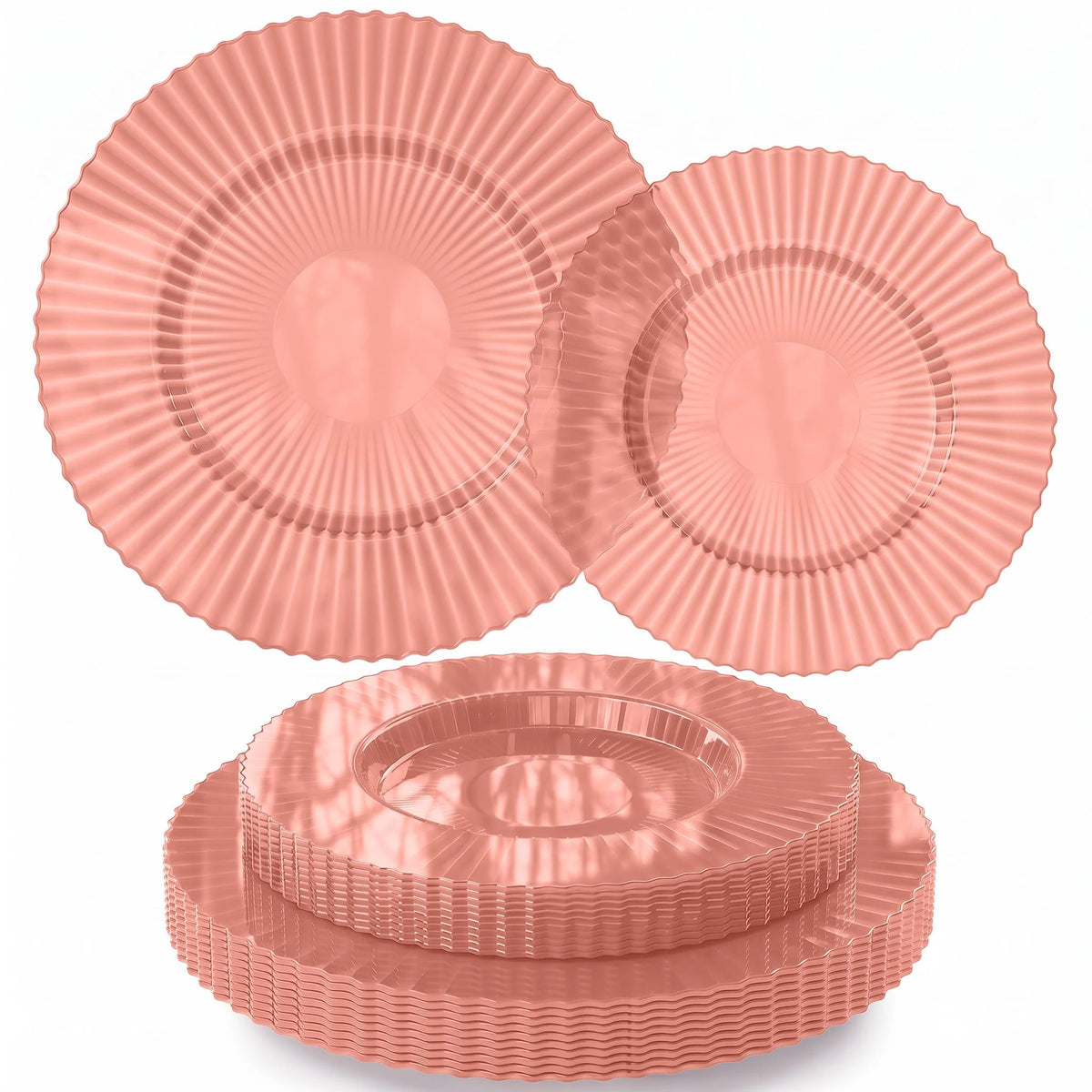 Pumpkin Gemstone 11 In. & 9 In. Plastic Combo | 20/20 Count