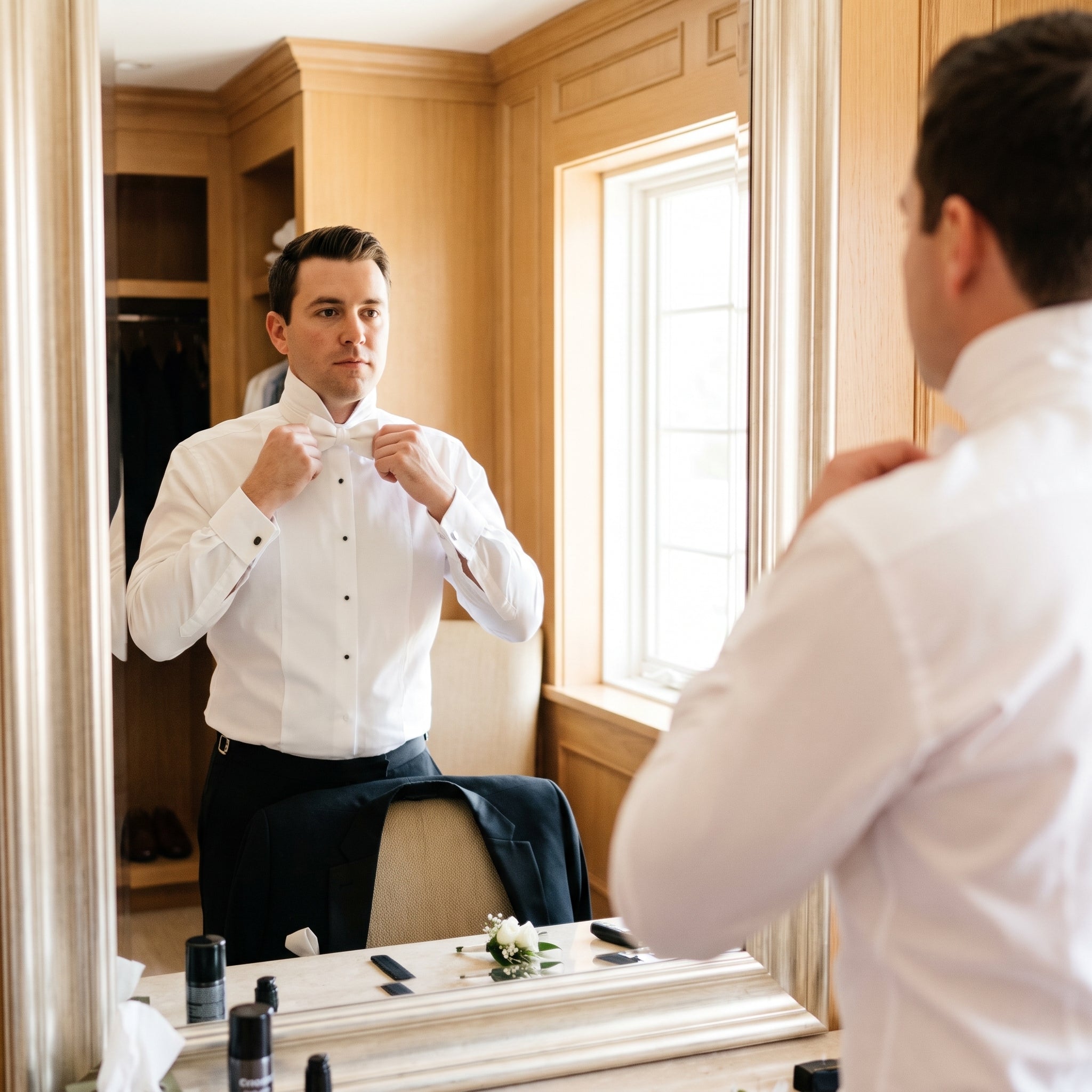Classic White Bow Tie - Versatile Costume Accessory