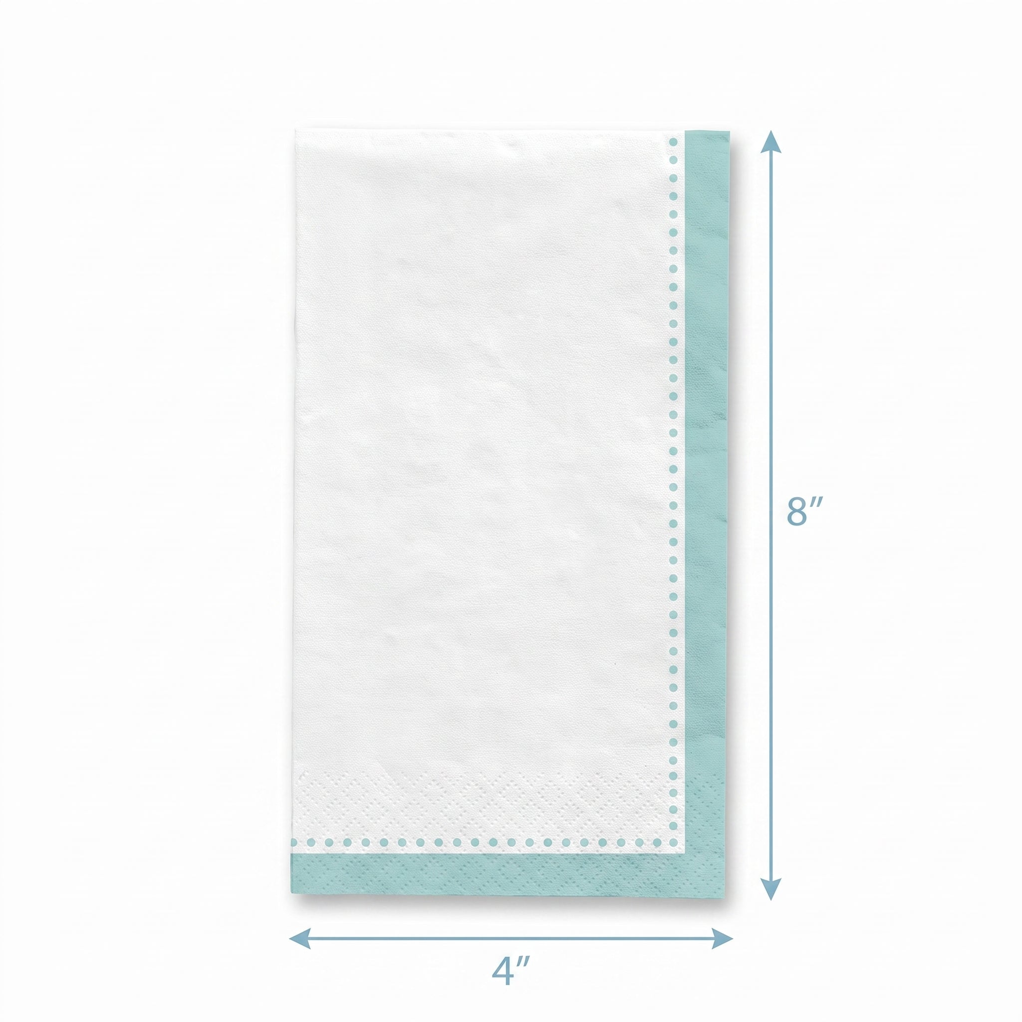 Premium Robin's Egg Blue Guest Towel Napkins - 20 Count