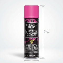 Bright Pink Streamer String Spray - 3 oz