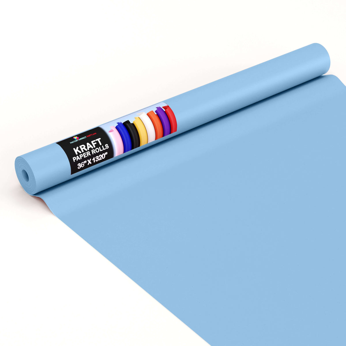 36 x 110' Kraft Paper Roll | Light Blue