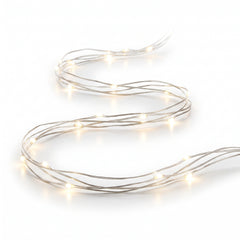 Enchanting White LED Fairy String Lights - 5 ft, 60 Lights