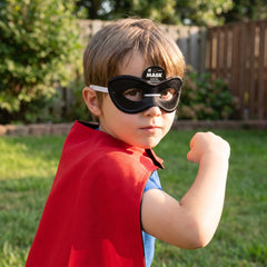 Black Superhero Domino Mask - Costume Accessory