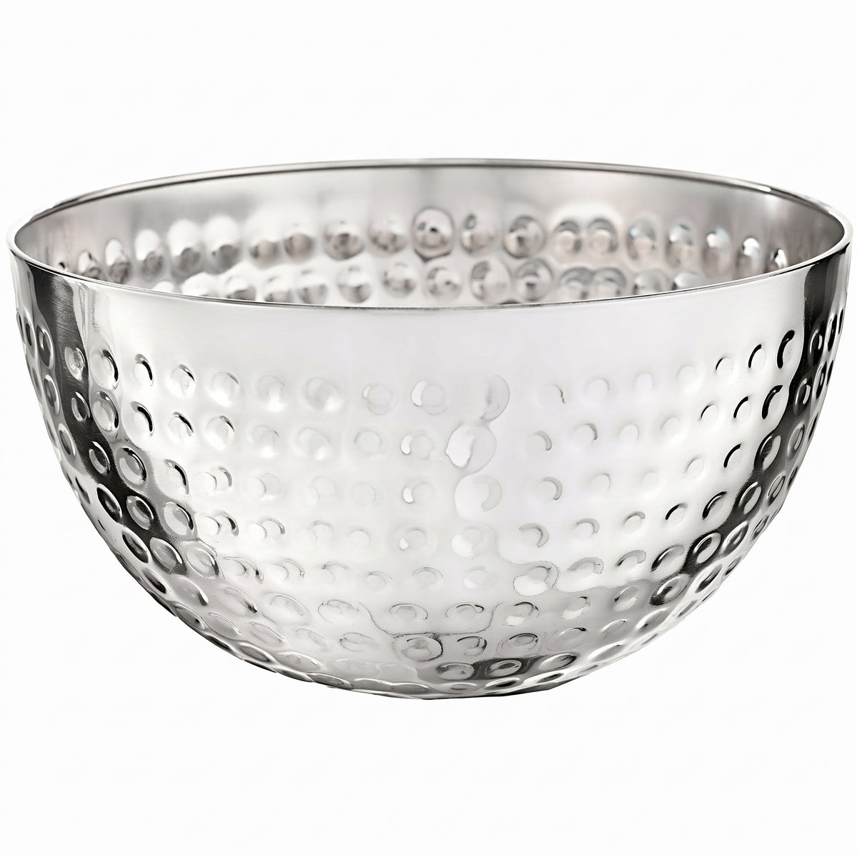 Elegant Gold Hammered Stainless Steel Bowl - 5.75"