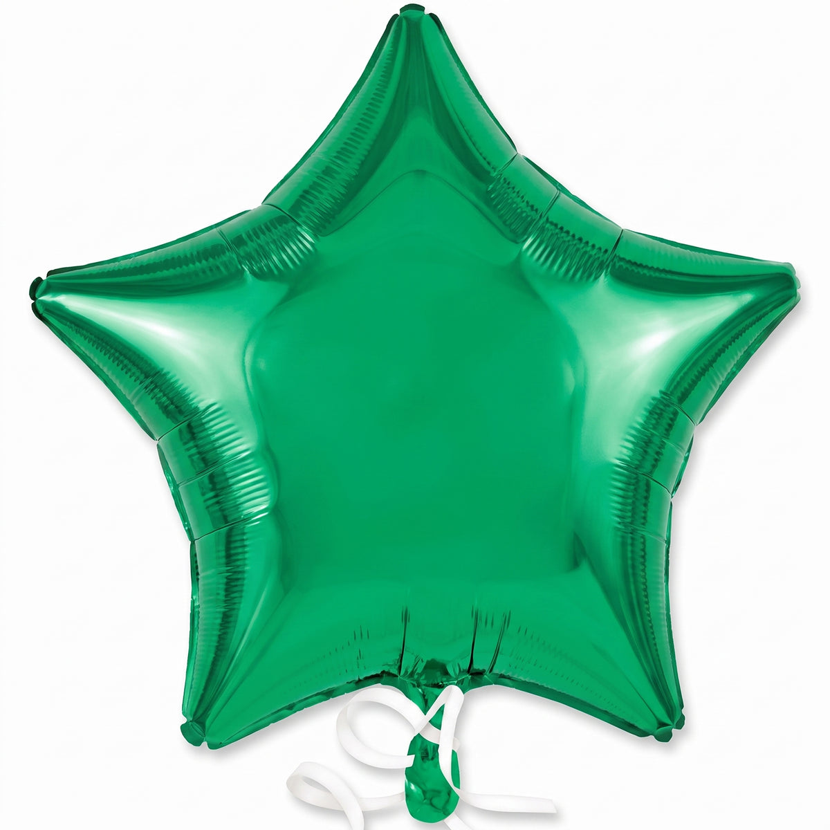 Festive Green Star Foil Balloon - 18 Inch