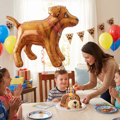 Ultimate Golden Dog Foil Balloon