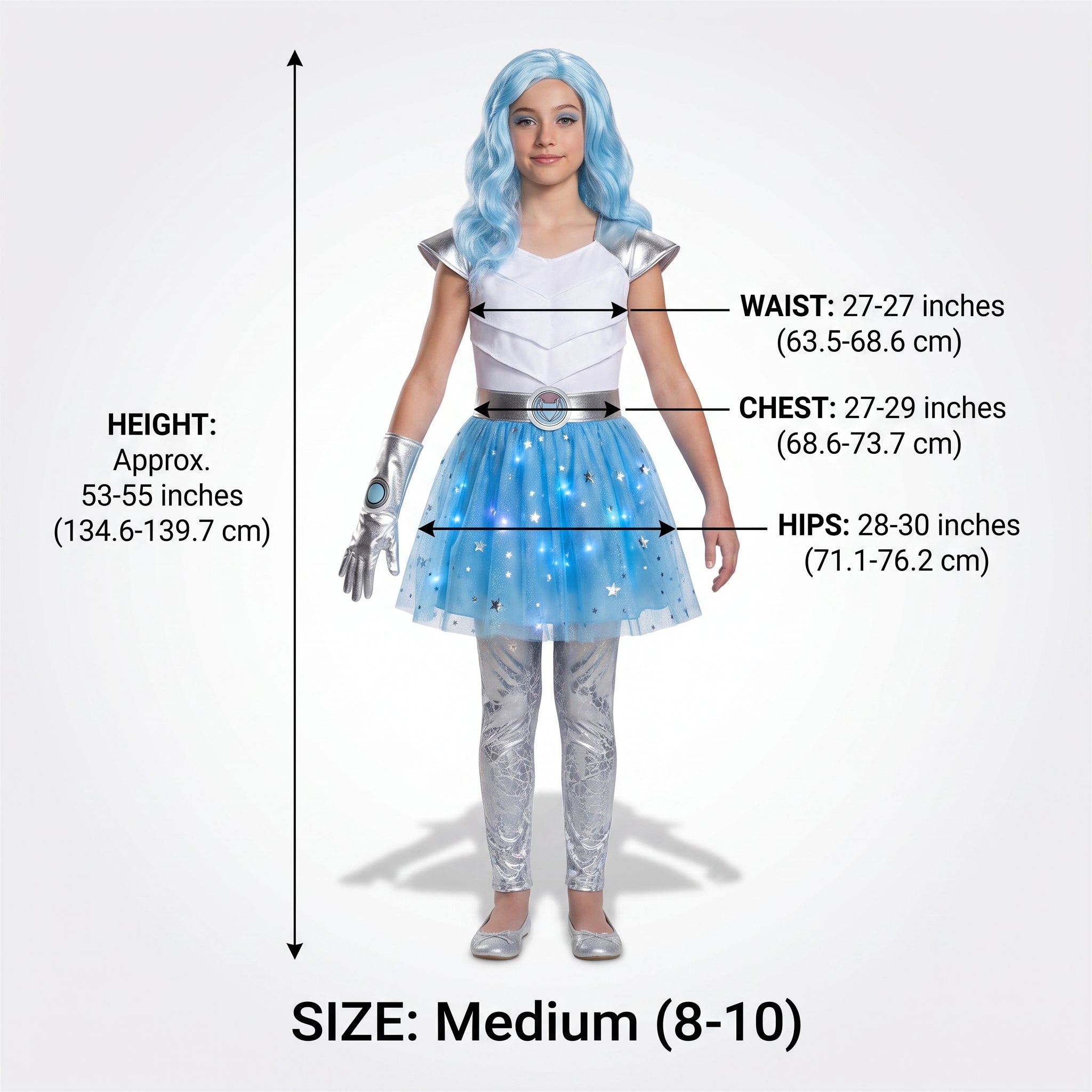 Disney Zombies 3 Addison Alien Halloween Costume for Girls - Child M (8-10)