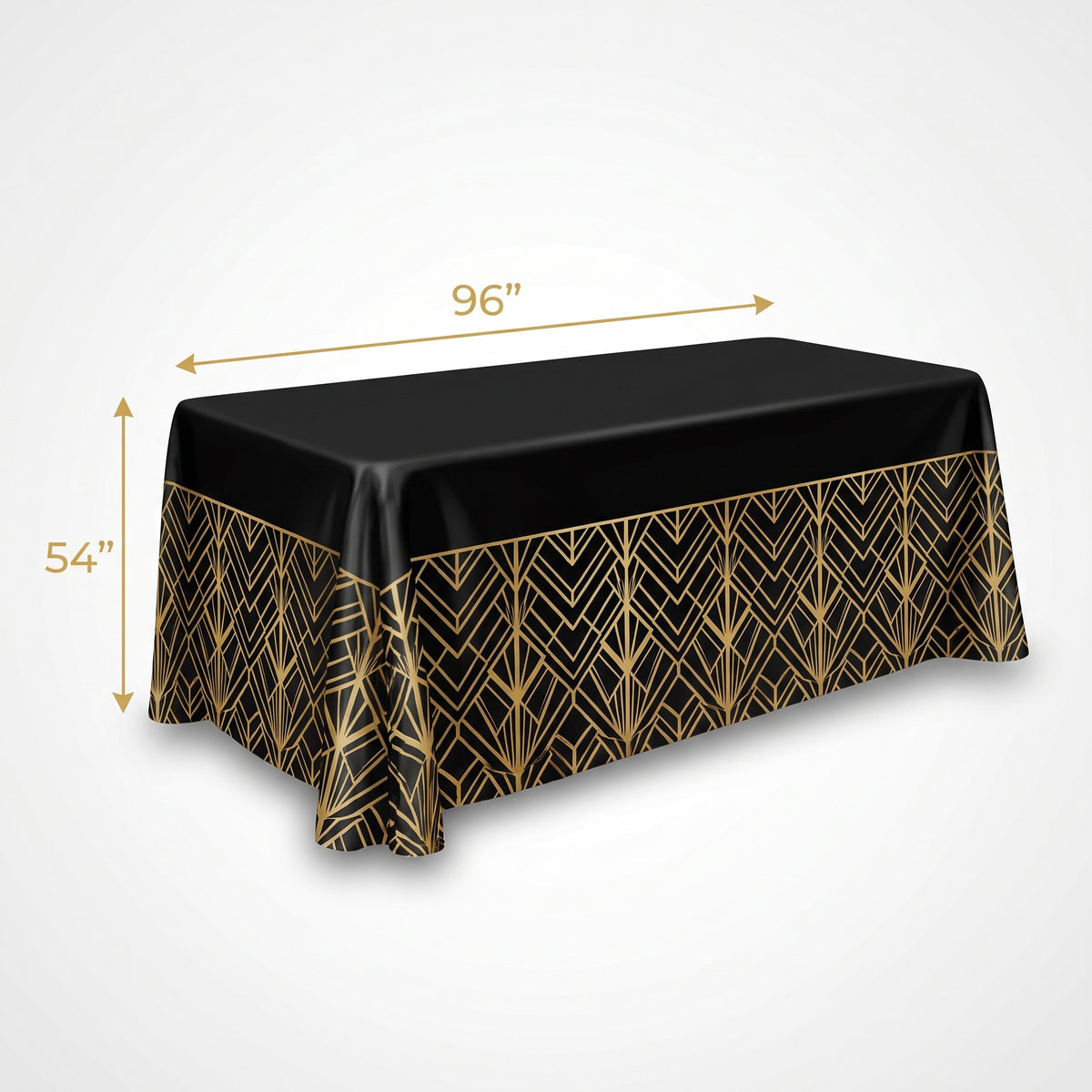 Hollywood Glitz & Glam Table Cover - Art Deco Style