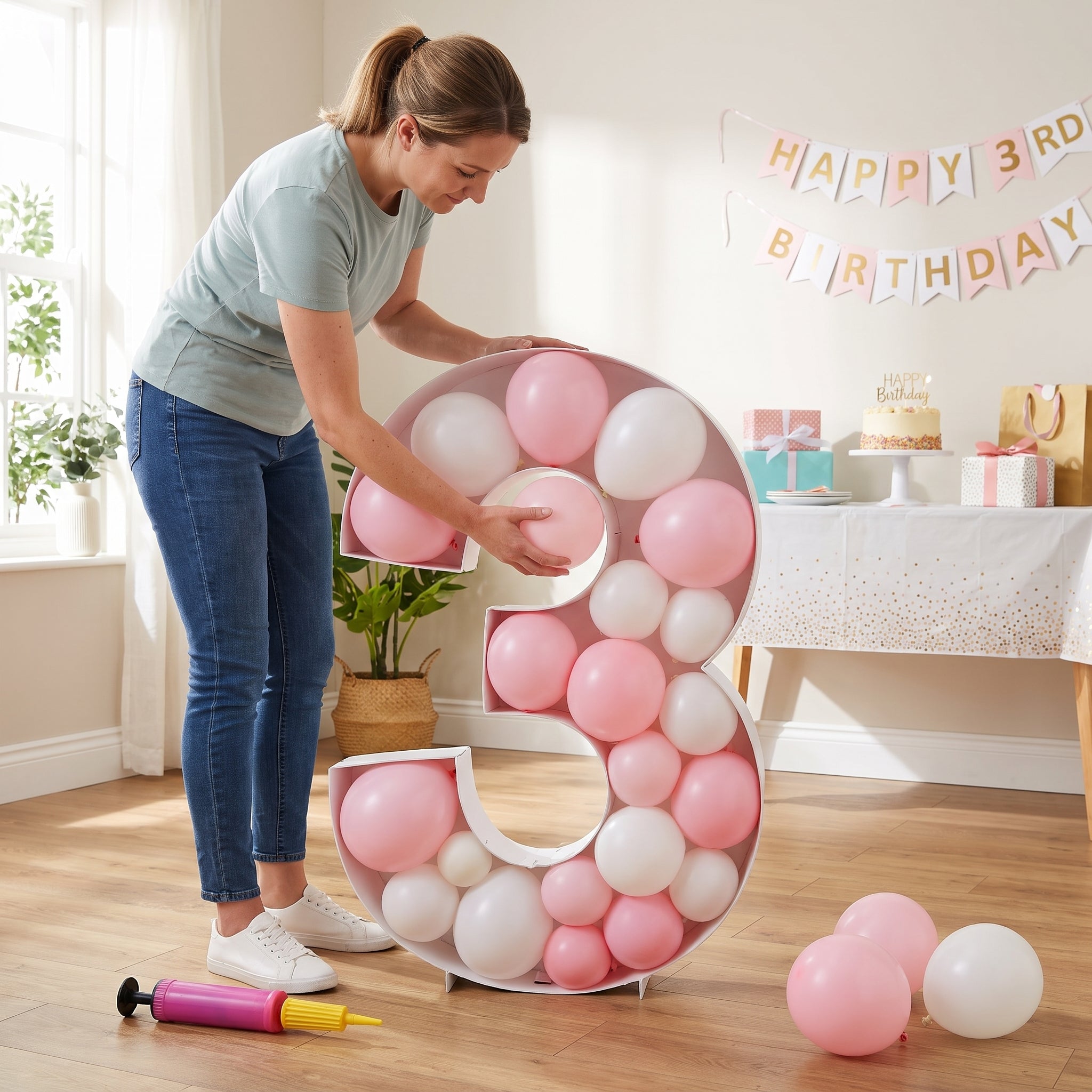 Number 3 Balloon Frame Kit