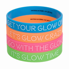Neon Glow Party Bracelets - Set of 4