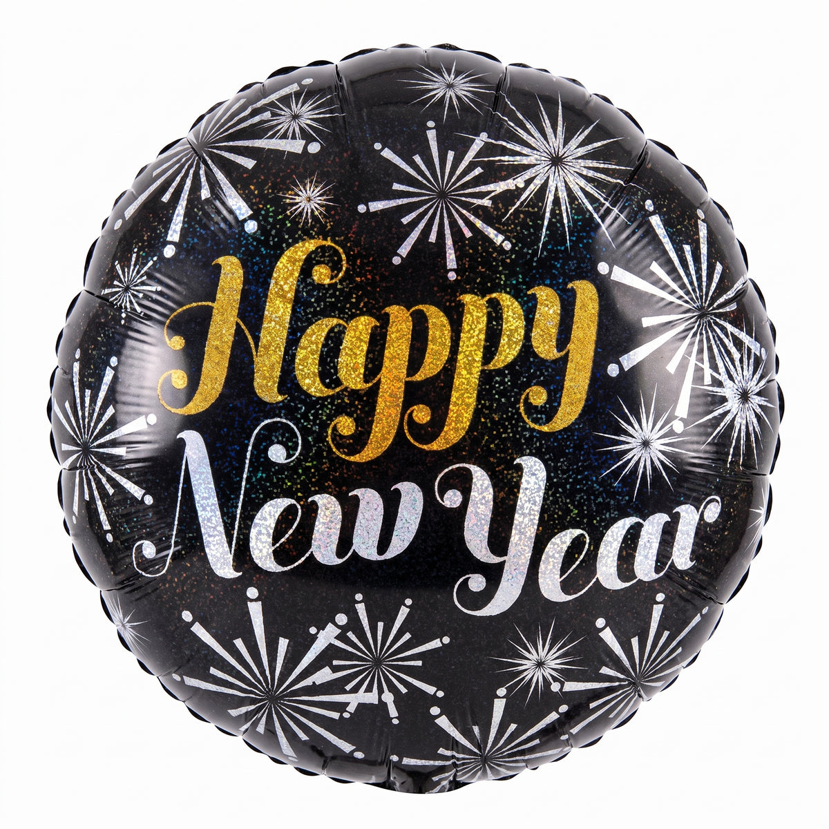 18-Inch Holographic New Year‚Äôs Eve Foil Balloon